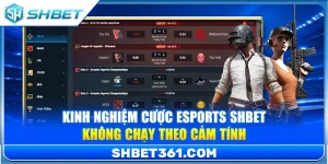 Kinh Nghiệm Esports SHBET Không Chạy Theo Cảm Tính