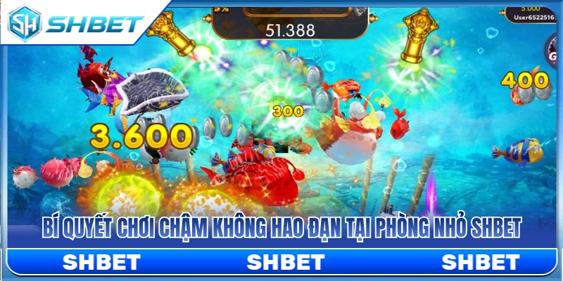 Bắn Cá Phòng Nhỏ SHBET – Cách Chơi Chậm Để Không Hao Đạn 3 Mẹo chơi từ tốn tiết kiệm đạn ở phòng nhỏ SHBET